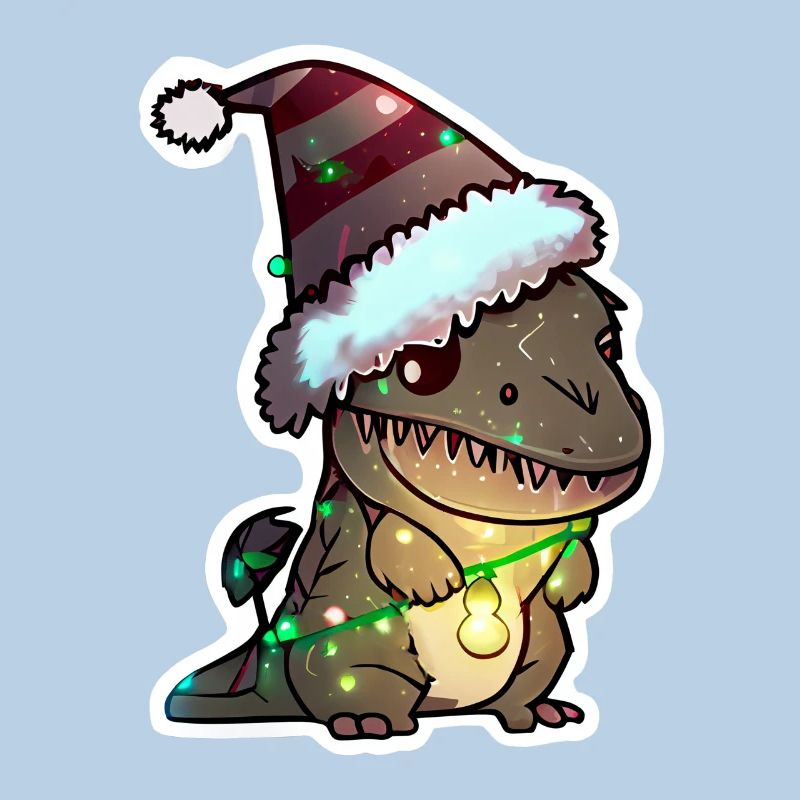 weihnachtsdinosaurier, geschenk,