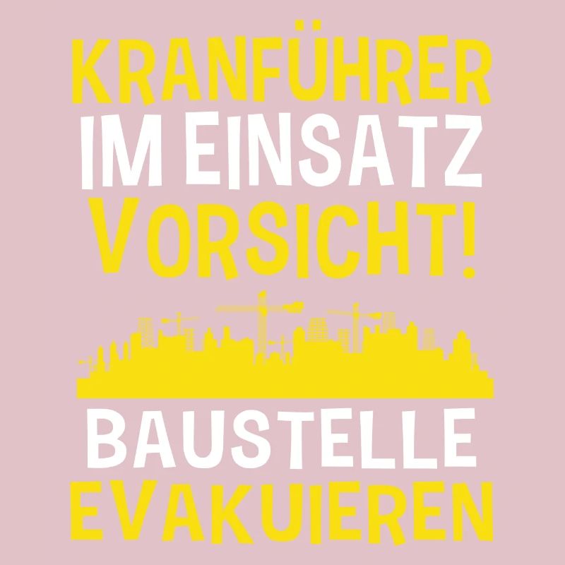 Kranführer Im Einsatz Kranfahrer Baustelle