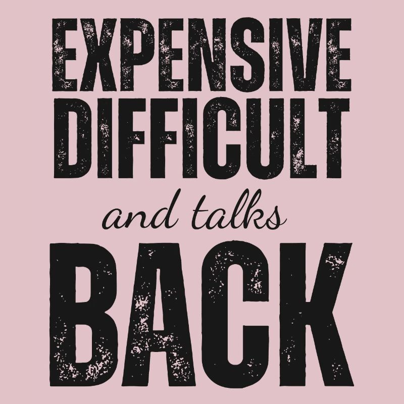 Expensive Difficult and Talks Back