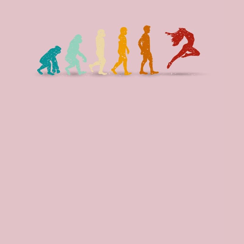 Dancing Retro Dancing Evolution of Man Dancer