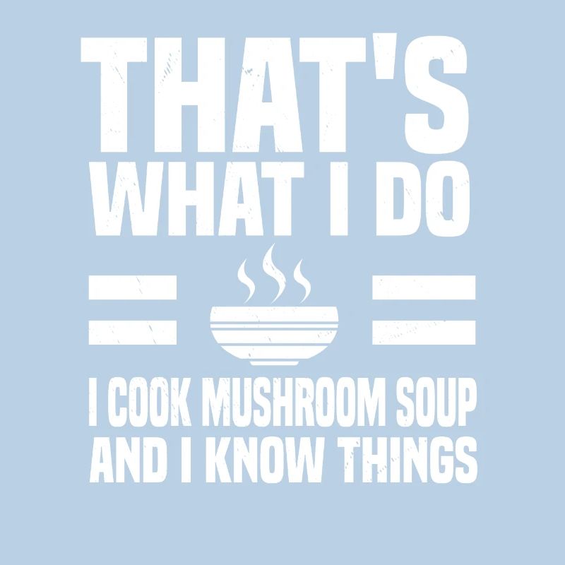 Cuisson de la soupe aux champignons