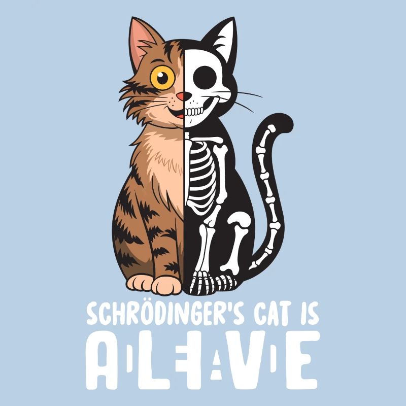 Schrödingers Katze Dead and Alive