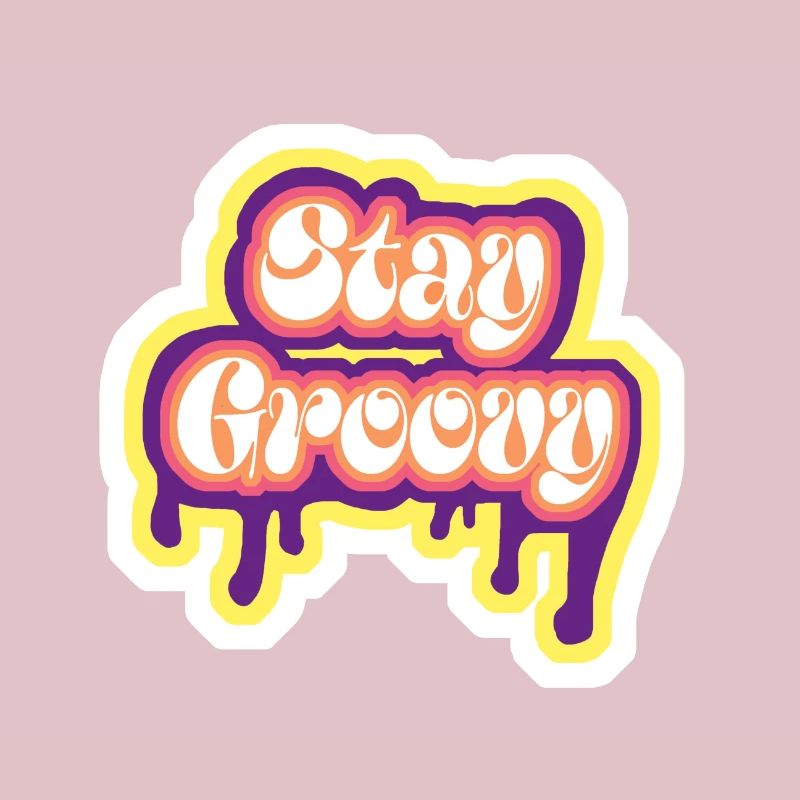 stay groovy and keep calm cooles design