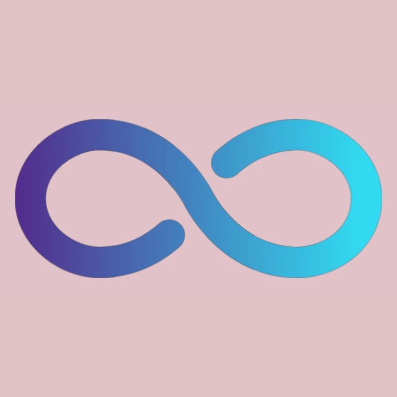 Infinity infinity sign symbol space
