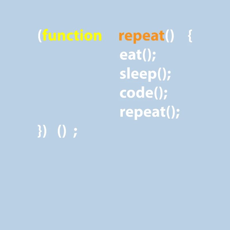 Code Eat Sleep Repeat Hacker IT Cadeau