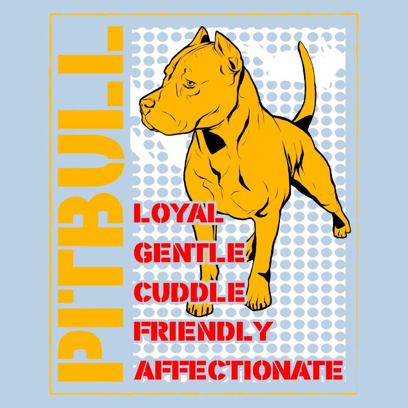 Pitbull loyal gentle cuddle friendly affectionate