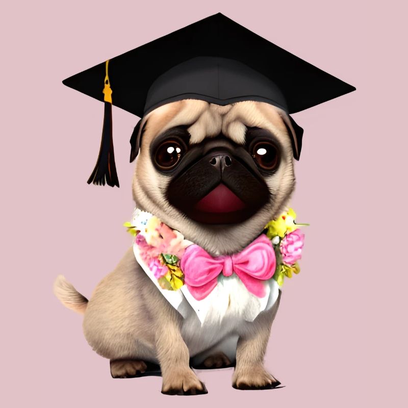 Bachelor Bulldogge Studium Hunde Schulabschluss