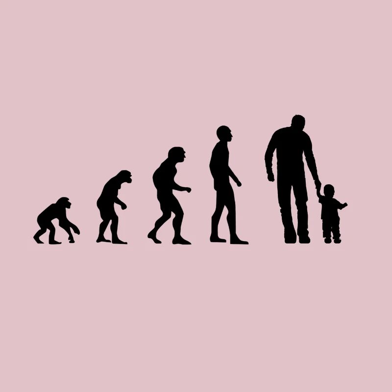 Vater Evolution Daddy dad