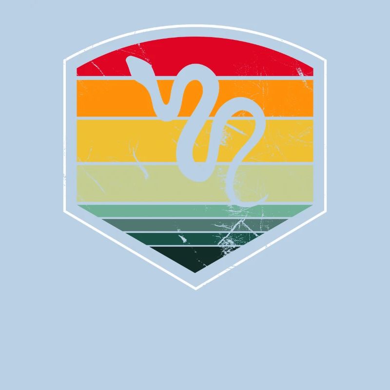 Snake Retro Reptile Python Idée cadeau