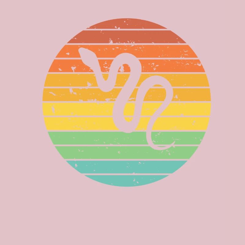 Snake Retro Reptile Python Gift idea