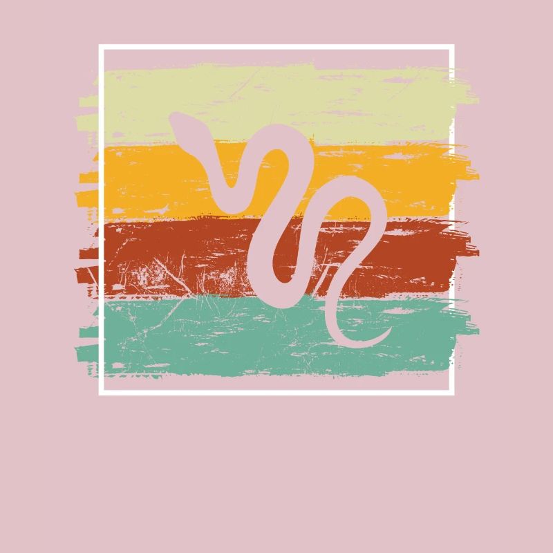 Snake Retro Reptile Python Gift idea