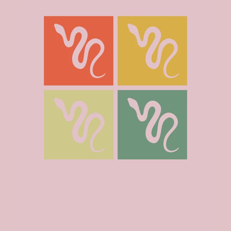 Snake Retro Reptile Python Idée cadeau