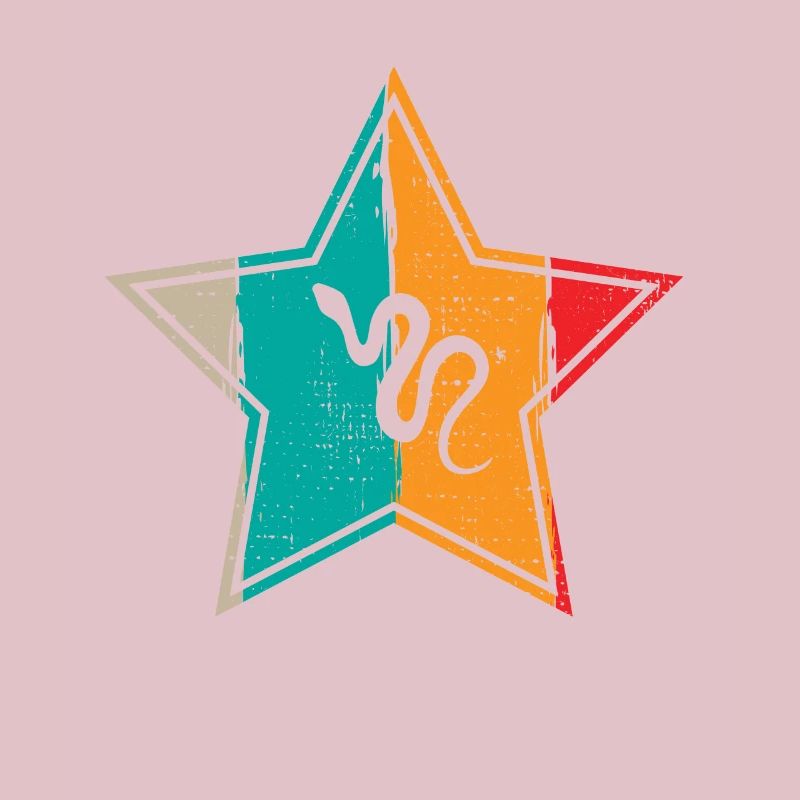 Snake Retro Reptile Python Gift idea