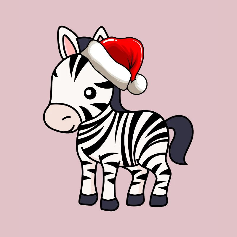Zebra Comic Christmas