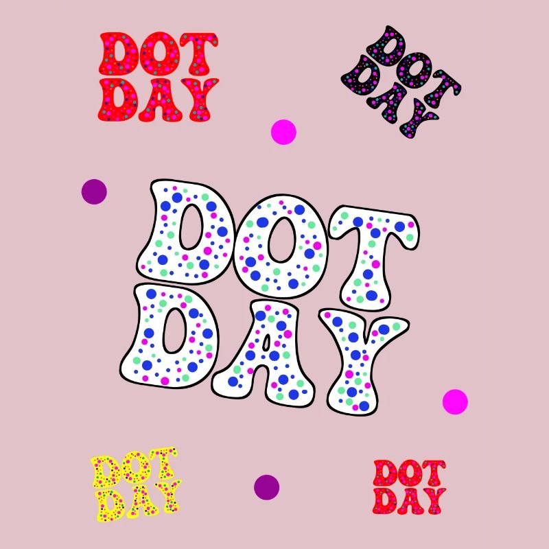 Dotday colorful - Text Pattern