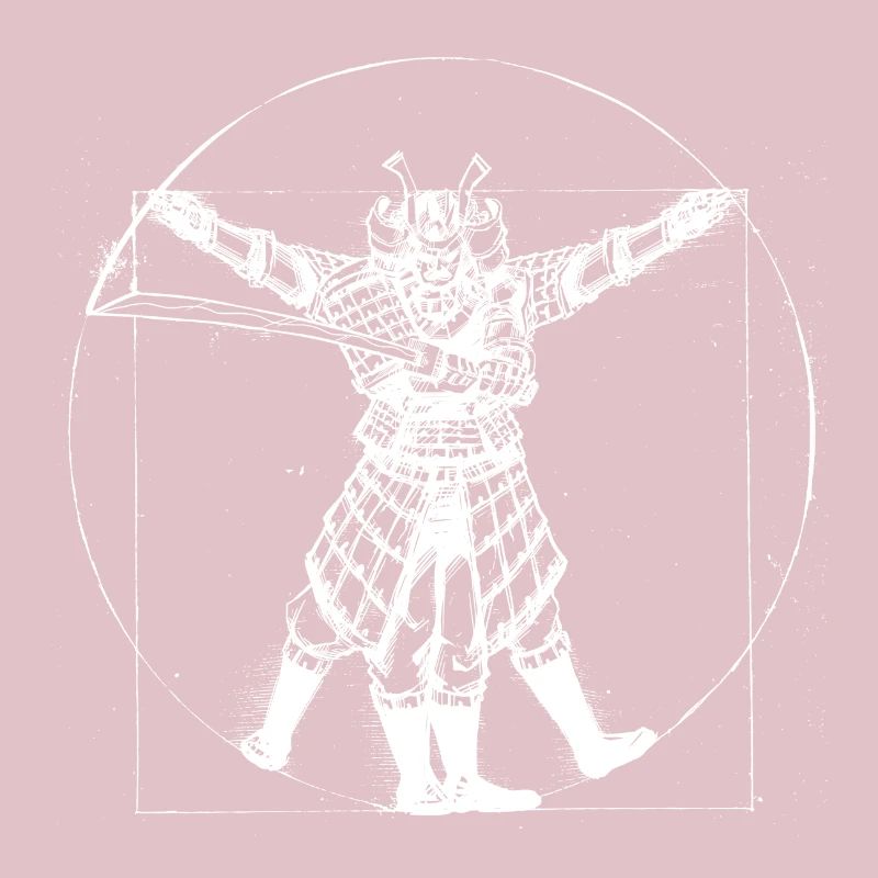 Vitruvian Man inverted