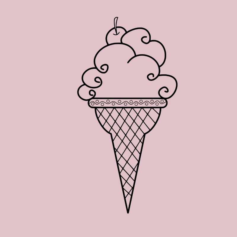 Eis Waffel Eiscreme Eisdiele Sommer
