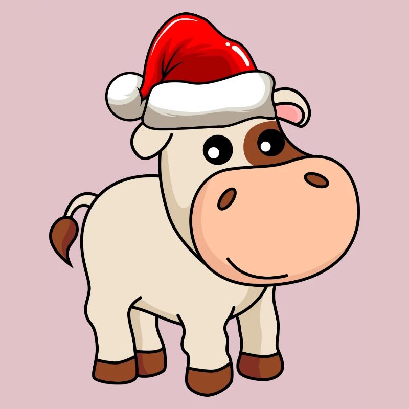 Cow Comic Christmas