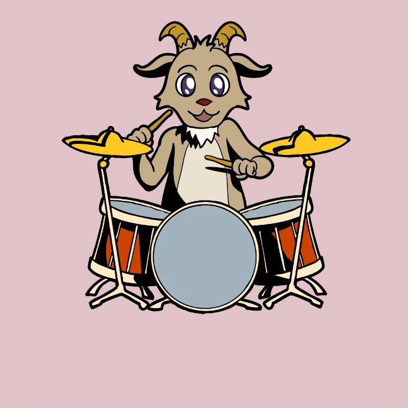 Batteur de chèvre comique