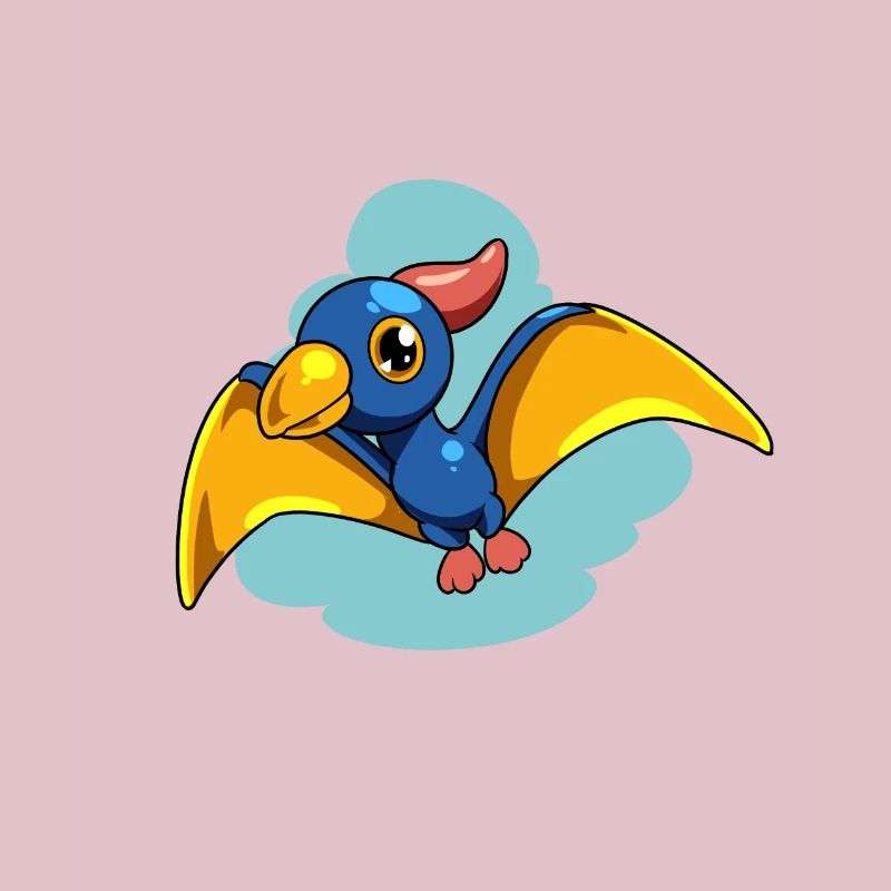 Dessin animé Ptéranodon
