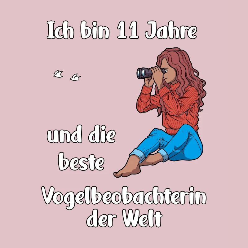 Ich bin 11 - Mädchen Vogelbeobachtung