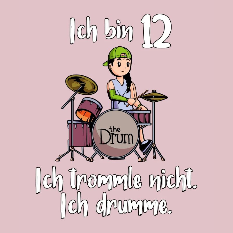Ich bin 12 - Mädchen Schlagzeuger
