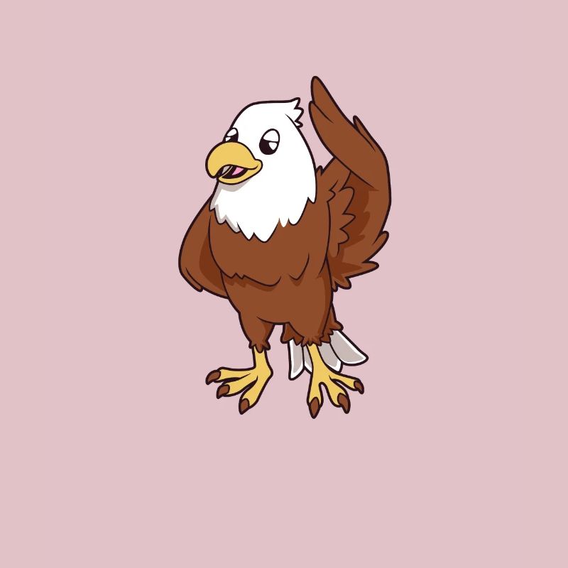 Kawaii White-tailed Eagle