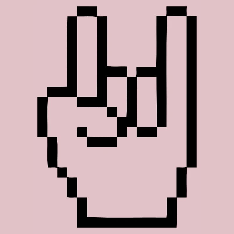 Handzeichen Cursor Rock