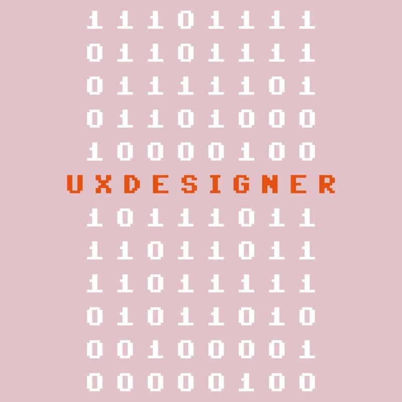 UX Designer Nerd Matrix Bit Bytes Geschenk