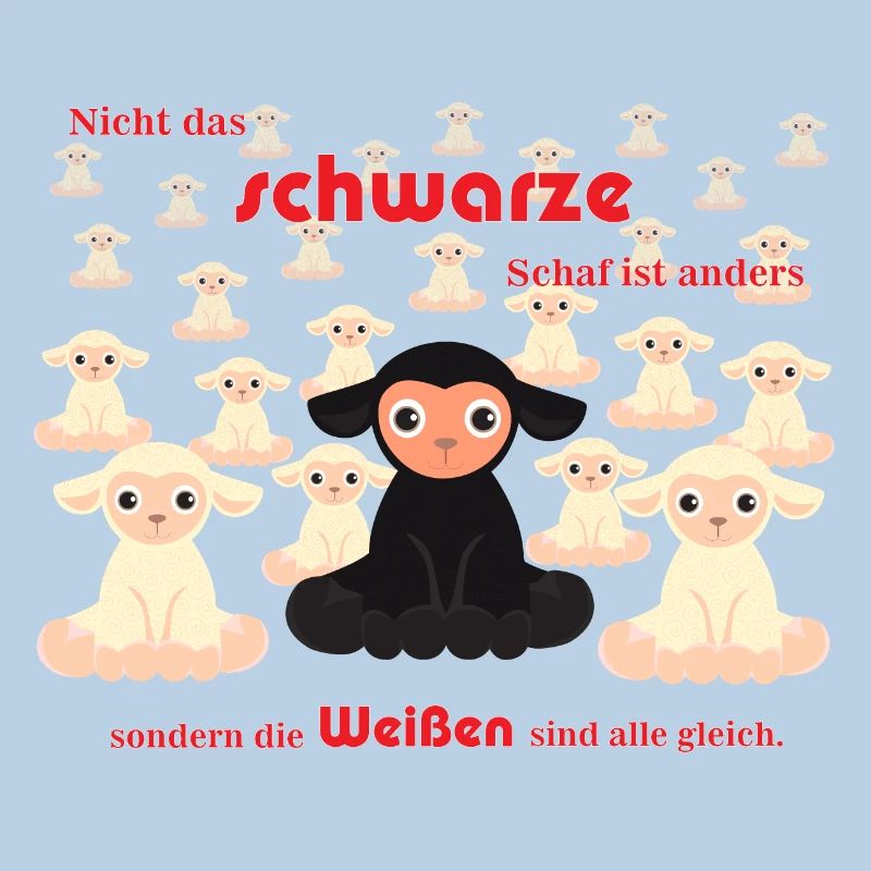 Sei das schwarze Schaf - sei anders