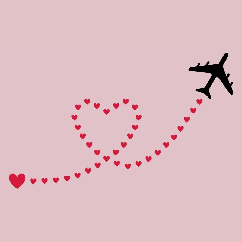 ★ Couleurs de conception modifiables ★ Avion, coeurs