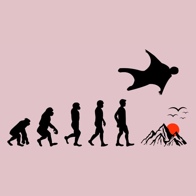 Wingsuit volant Base Jumping Skydiving Evolution