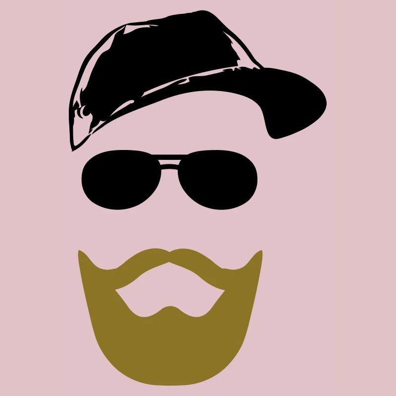 Gesicht mit Bart