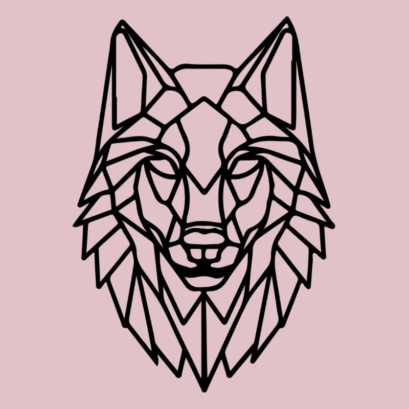 geometric wolf