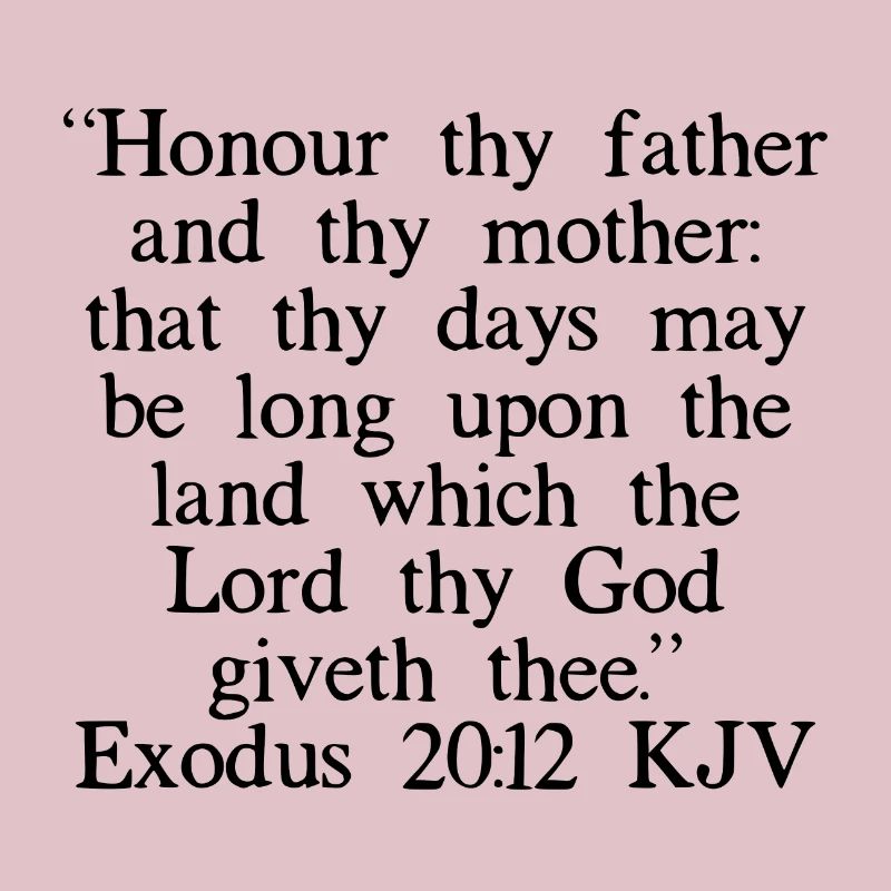 Exode 20:12 LSG