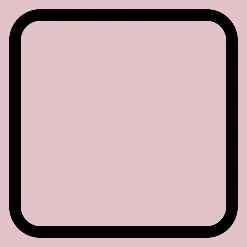 Square with round corners Template for editing