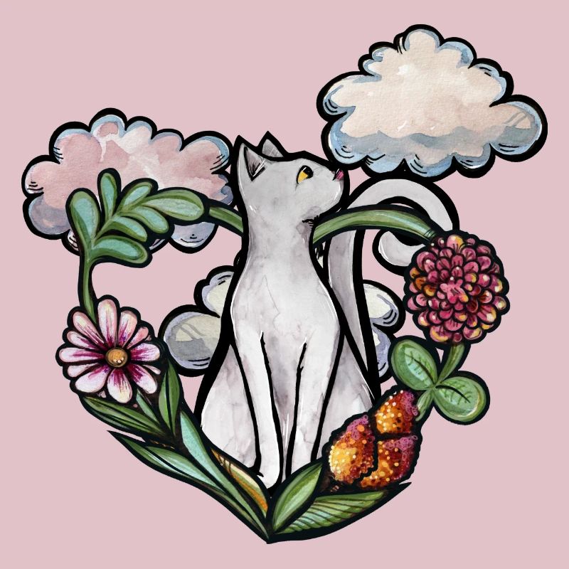 Chat blanc