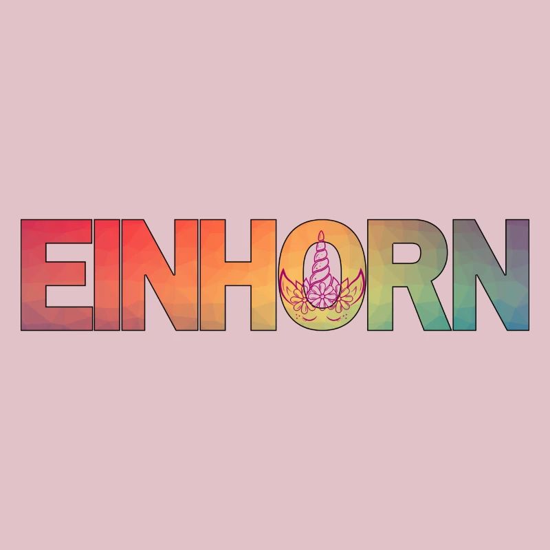 Regenbogen-Einhorn-Magie