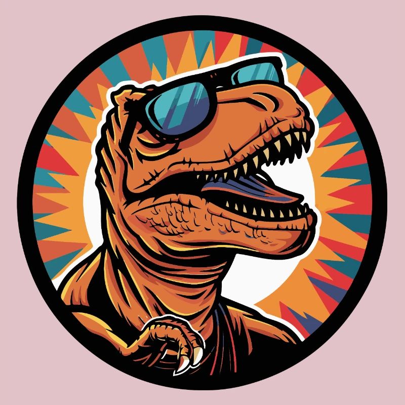 Dinosaurier T-Rex Cool Comic