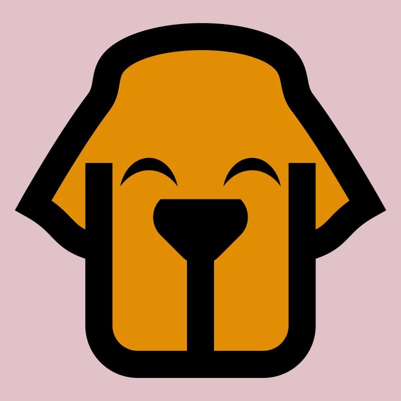 Dog Face Comic Logo