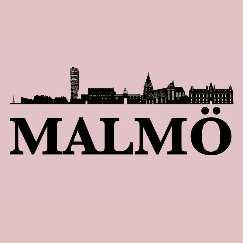 Malmö Schweden Skyline Geschenk Idee