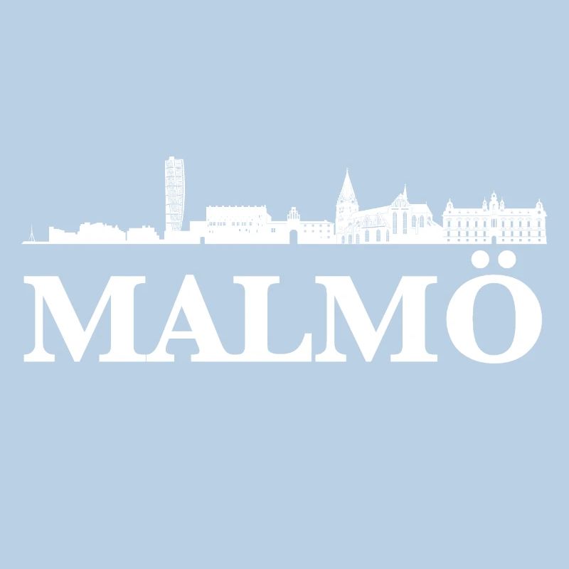 Malmö Schweden Skyline Geschenk Idee