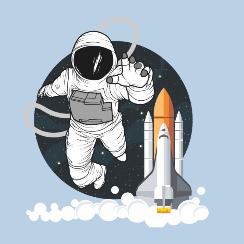 Astronaute dans l'espace