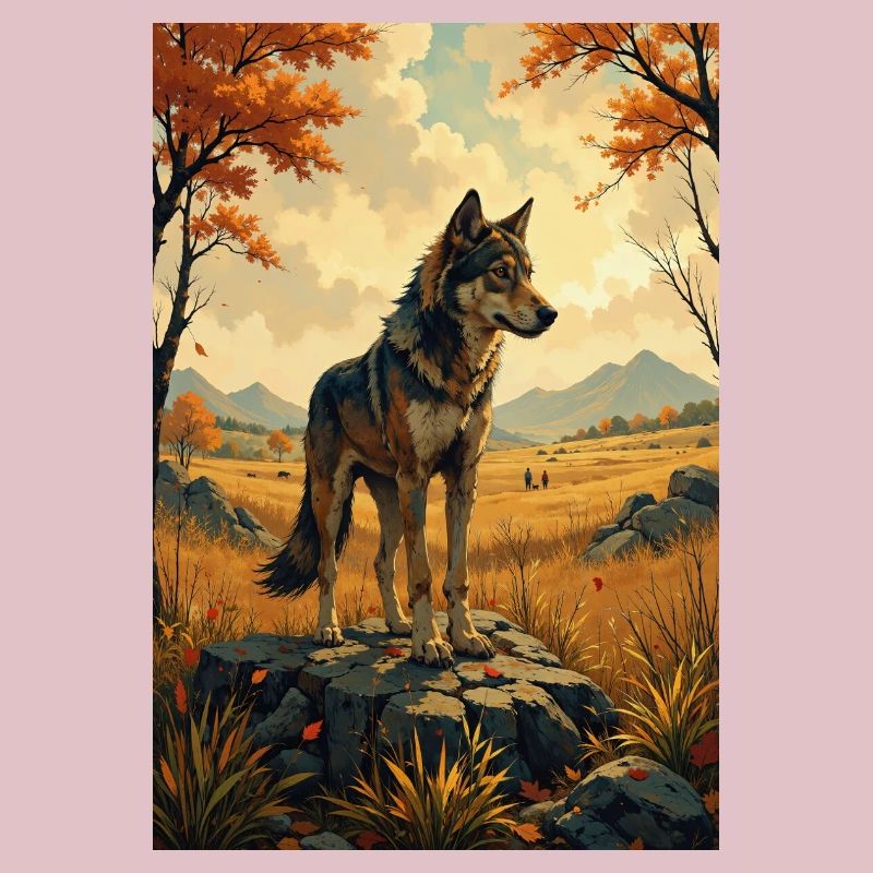 Das Bild des Wolfes