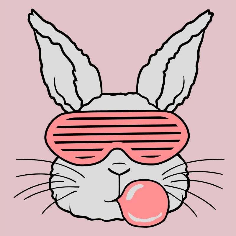 Chewing gum bubble cool