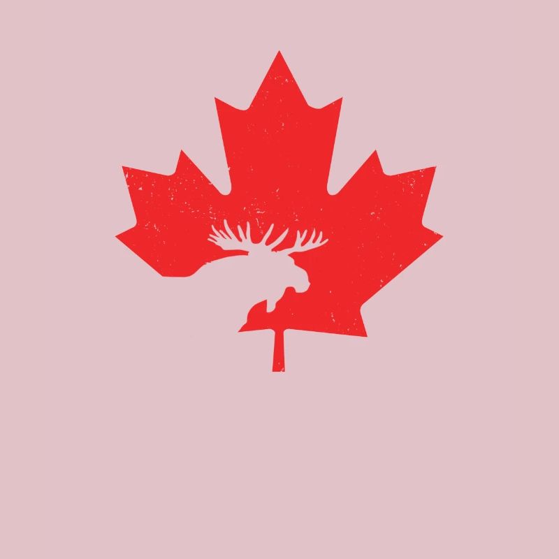 Maple Leaf Canada Day Moose Keep Calm