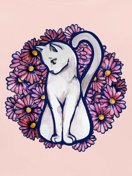 Blume Gänseblümchen Katze