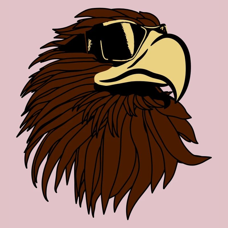 Aigle de cool lunettes de soleil tête Eagle