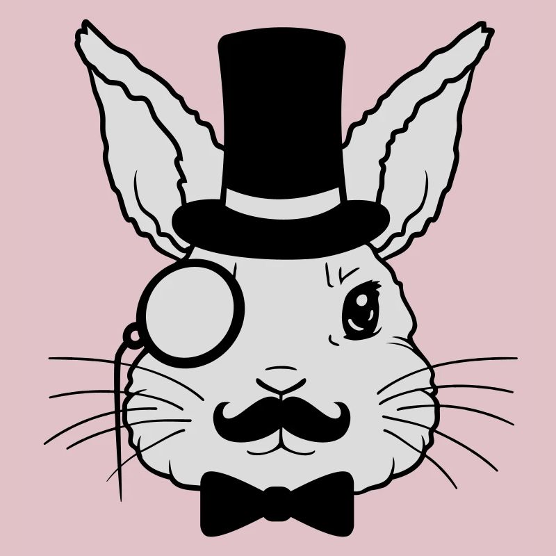 Sir Rabbit Monocle Cylinder