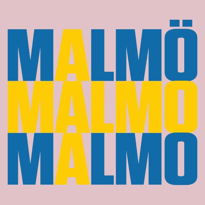 Malmö Suède Drapeau